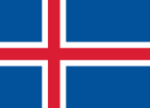 Vlag IJsland - 100x150cm Spun-Poly